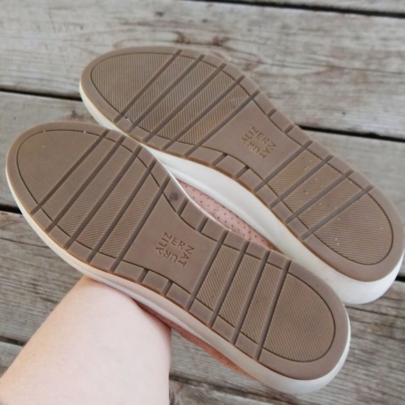 Naturalizer Philippa Perforated Leather Pink Slide on Shoes/ Flats / Sneaker 9M - Picture 9 of 9